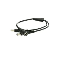 5,5 x 2,1 mm 1 naaras - 2 uros DC Power Jack -jakajakaapeli